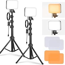 2-Pack LED Video Light Kit, NiceVeedi